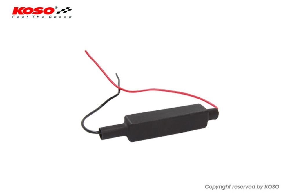 Widerstand fuer LED Blinker - 10W 3 Ohm - Kit aus 2 Widerstaenden