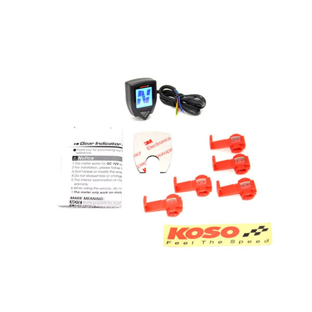 Installation instructions for gear indicator Gear Meter V2 motorcycle