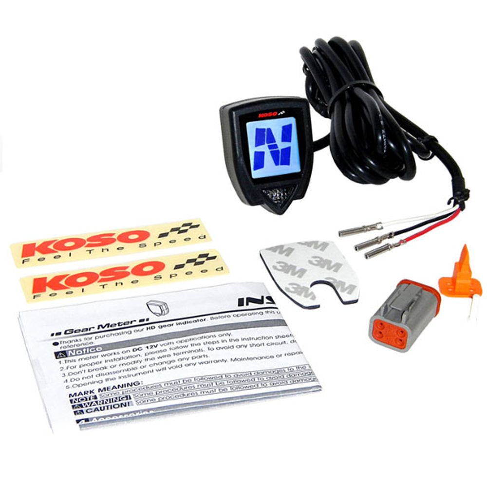 Instructions for gear indicator for Harley Davidson