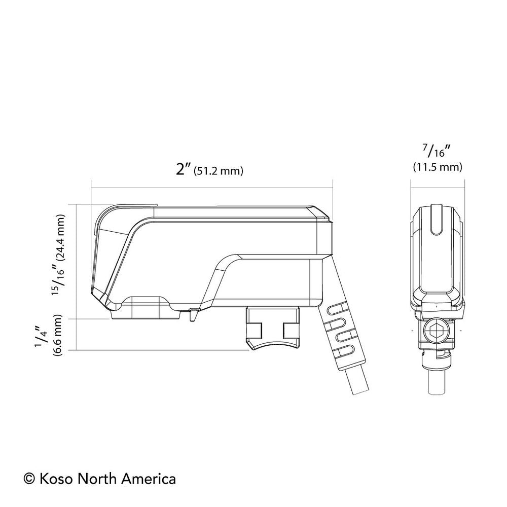 KOSO USB 3.0 Ladebuchse Type C