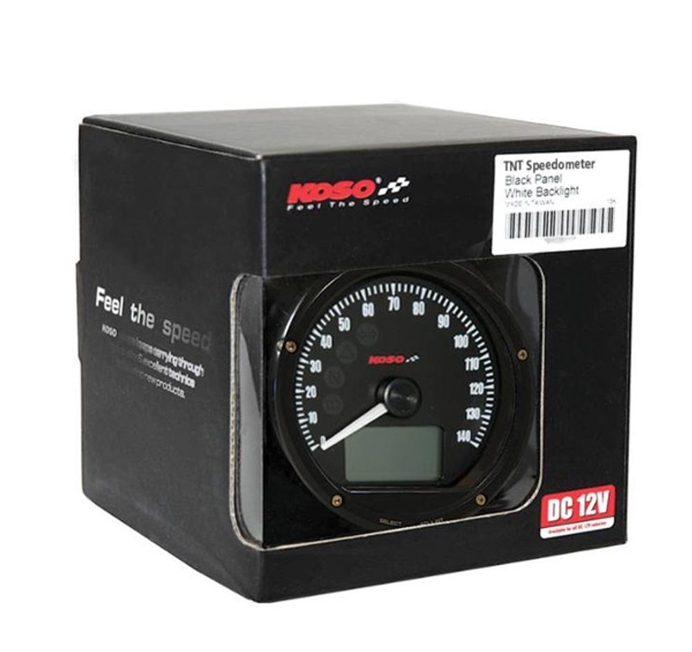 Anleitung D75 Tachometer mit schwarzem Ziffernblatt