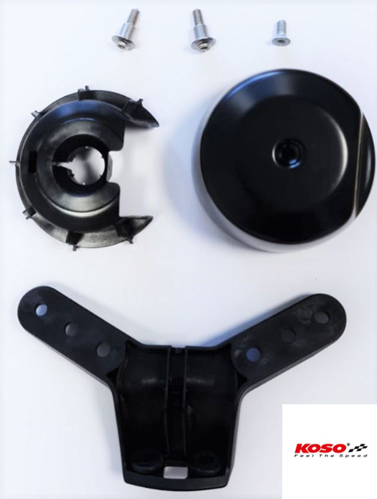 Bracket set suitable for BMW® R nineT® for conversion from 2 to 1 speedometer