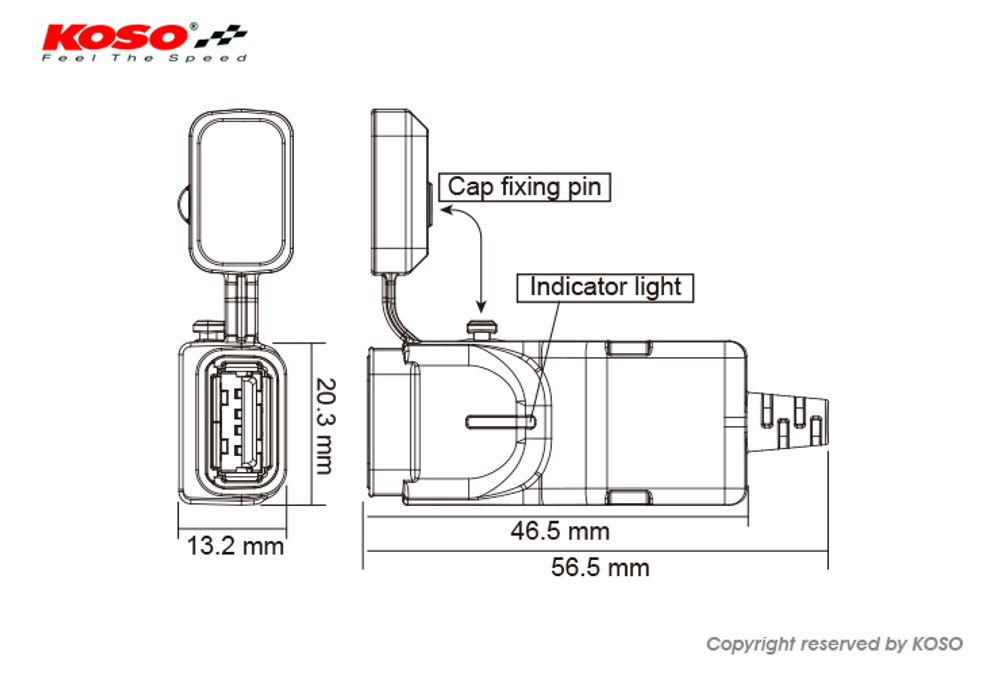 USB 3.0 Ladebuchse