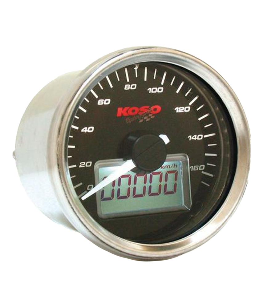Instructions for D55 GP Style Speedometer (max 160 km/h, black, white illuminated)