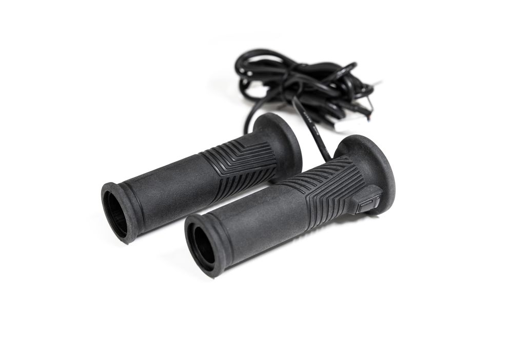 HG -17 heated grips 1" inch (25.4mm) + 1 1/8 inch (28.5 mm) L=130mm (HG-17 with integrated switch) - black 