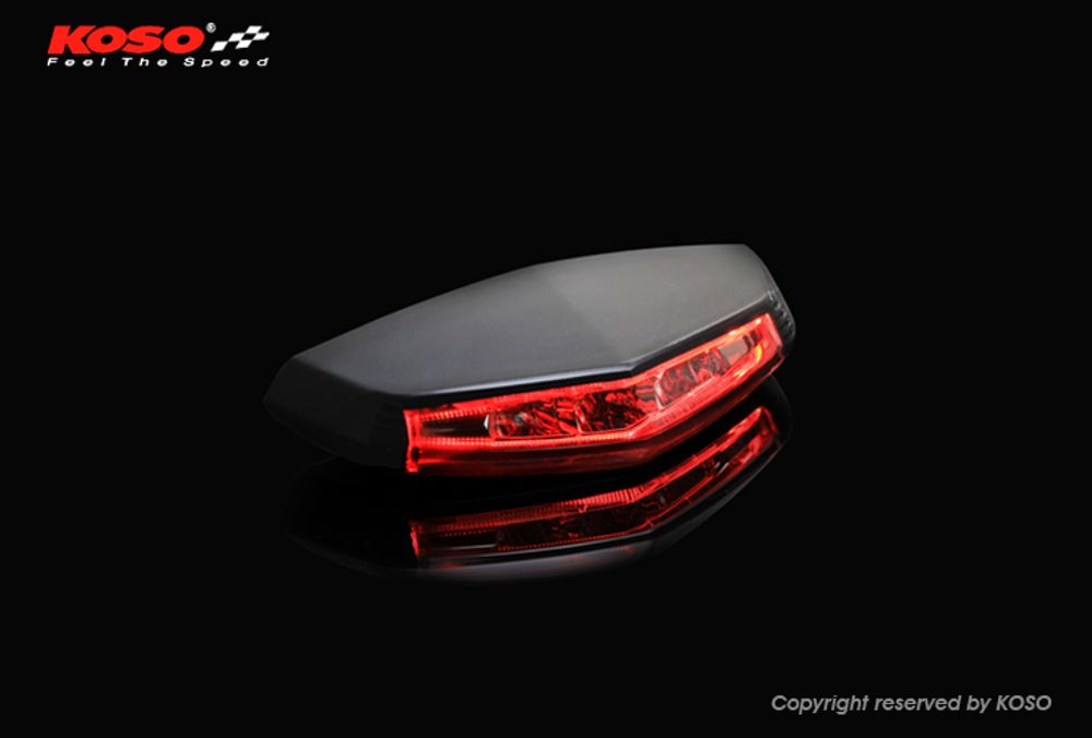KOSO LED-Ruecklicht GT-01 (rotes Glas) E-geprüft
