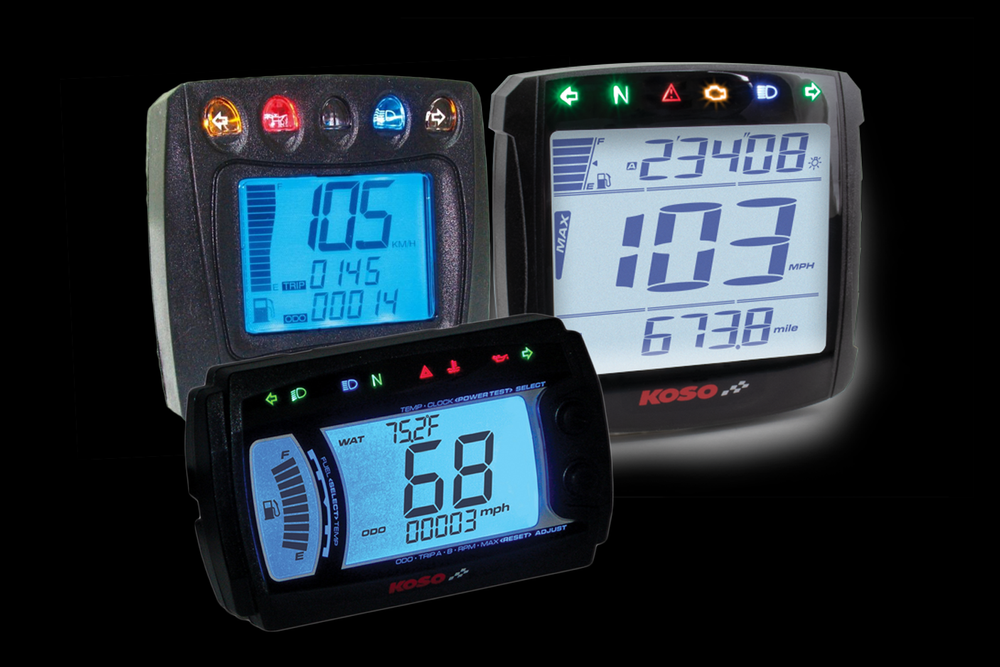 ABE speedometer unit of the XR 01S series – Koso Europe