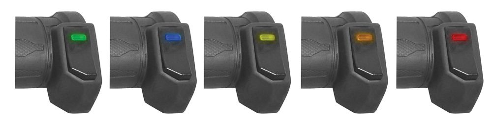 Apollo heated grips for ATV/snowmobiles for 7/8 inch + 7/8 inch handlebar length 130mm with thumb heating