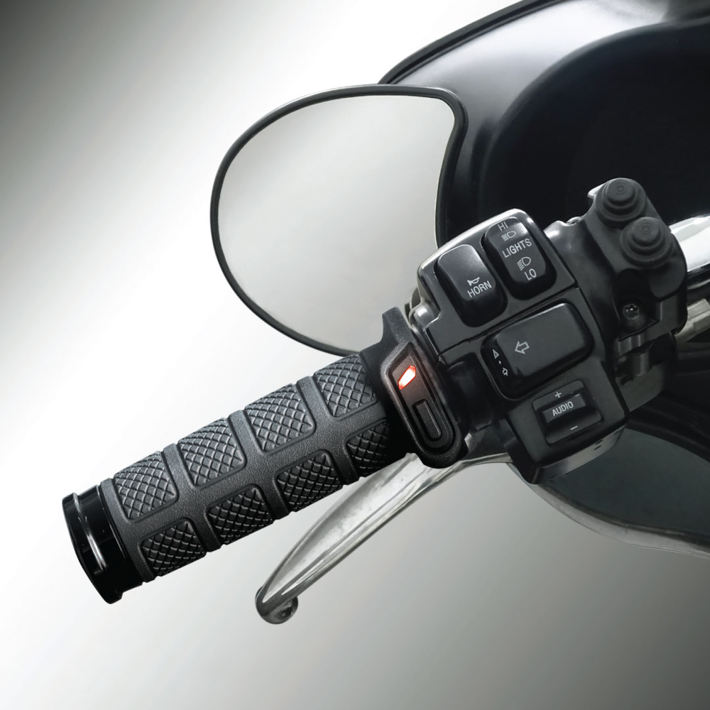 Titan-II Heizgriffe passend für Harley-Davidson® mit elektronischem Gasgriff (Schwarz)