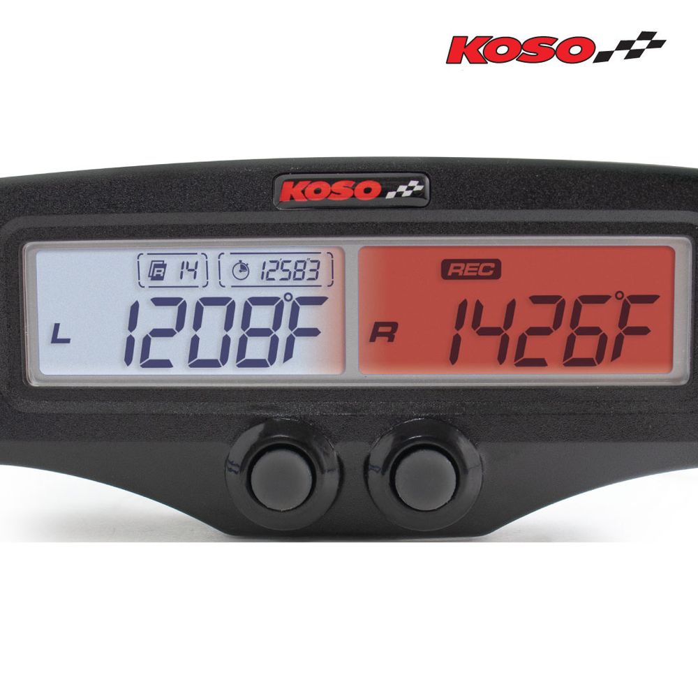 EGT-02R EVO | Dual EGT Datenlogger | mit Drehzahl und Wassertemperatur