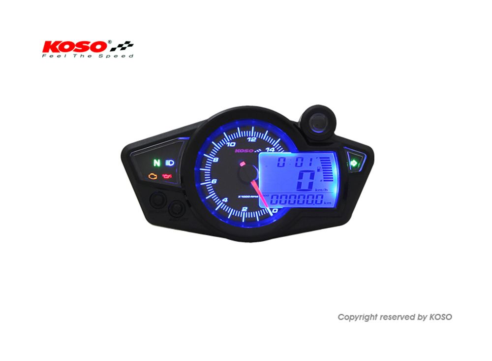 RX1N+ GP Style (black/blue illuminated) ABE