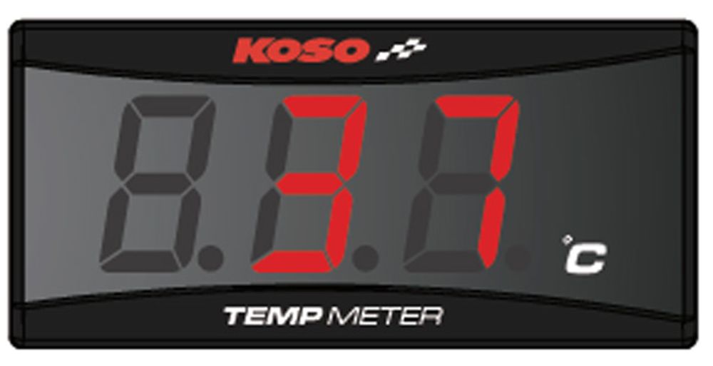 Thermometer SUPER SLIM red 