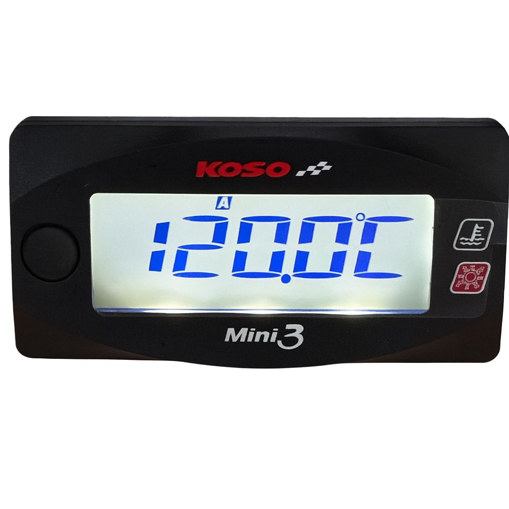 Mini 3 style meter with 2 temperature displays