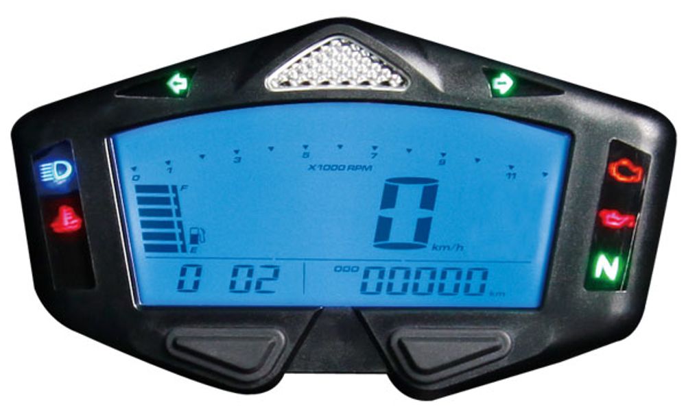 DB-03 Racing-Cockpit, Geschwindigkeit, U/min, ABE, mit Ganganzeige