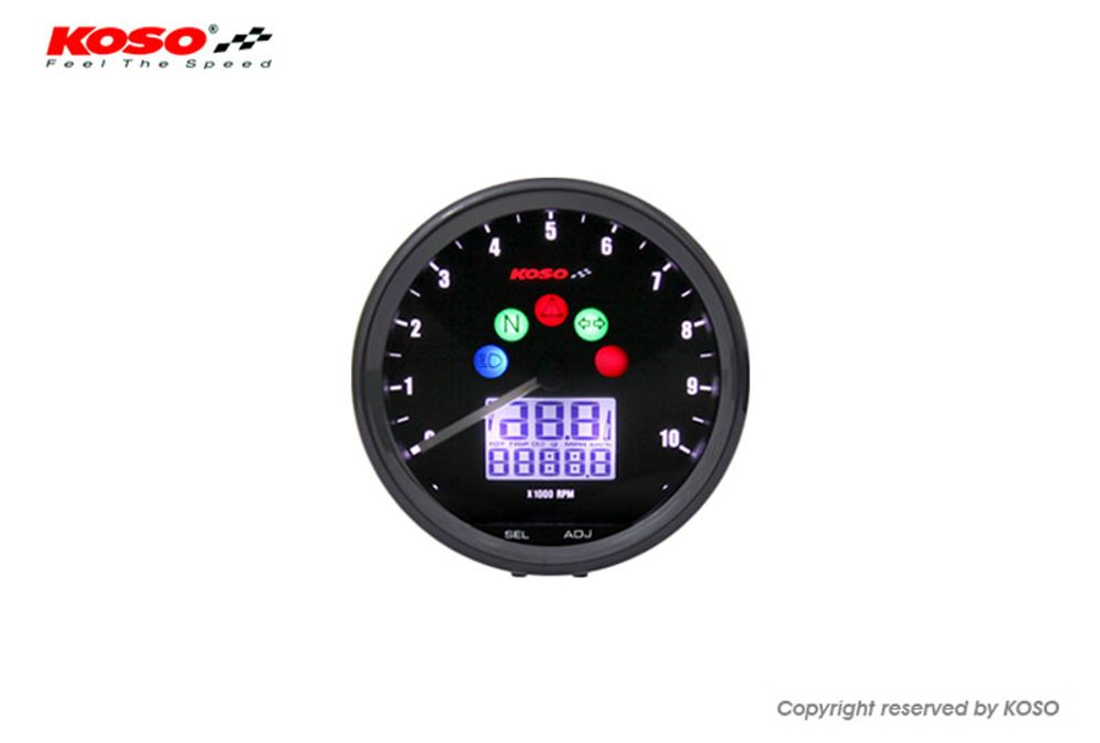 D64 Custom Style Multimeter black 10000 rpm with ABE/KBA