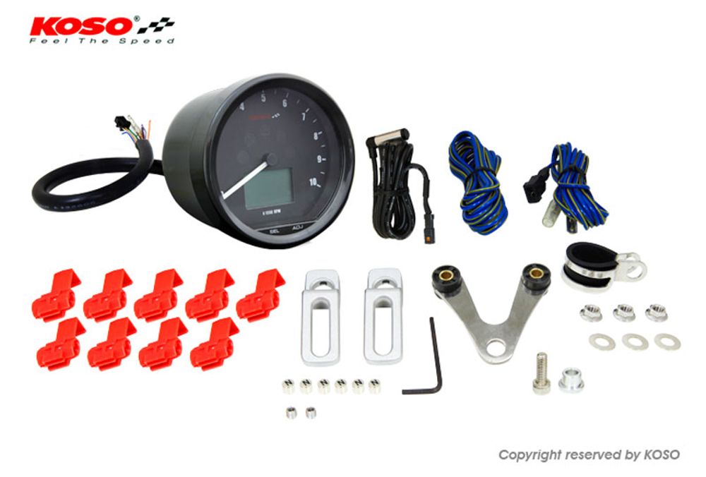 D64 Custom Style Multimeter black 10000 rpm with ABE/KBA