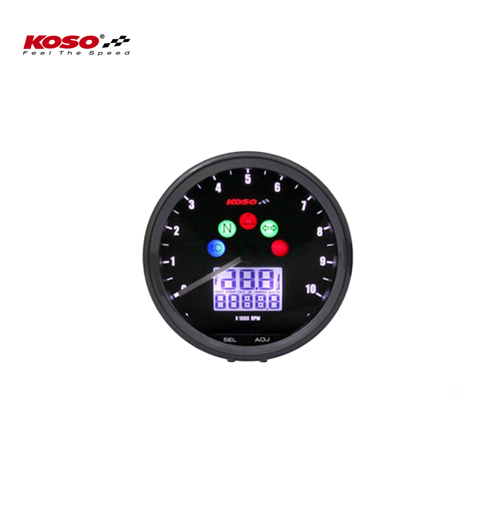 D64 Custom Style Multimeter black 10000 rpm with ABE/KBA