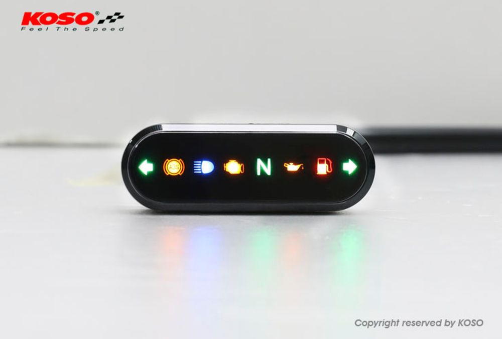Koso indicator light display