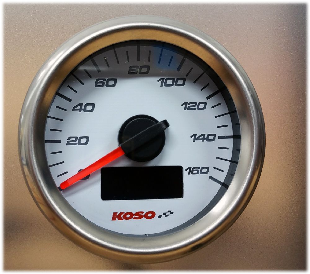 Instructions D48 GP Style speedometer (max 160 kmh / mph, ODO, Trip) w ...