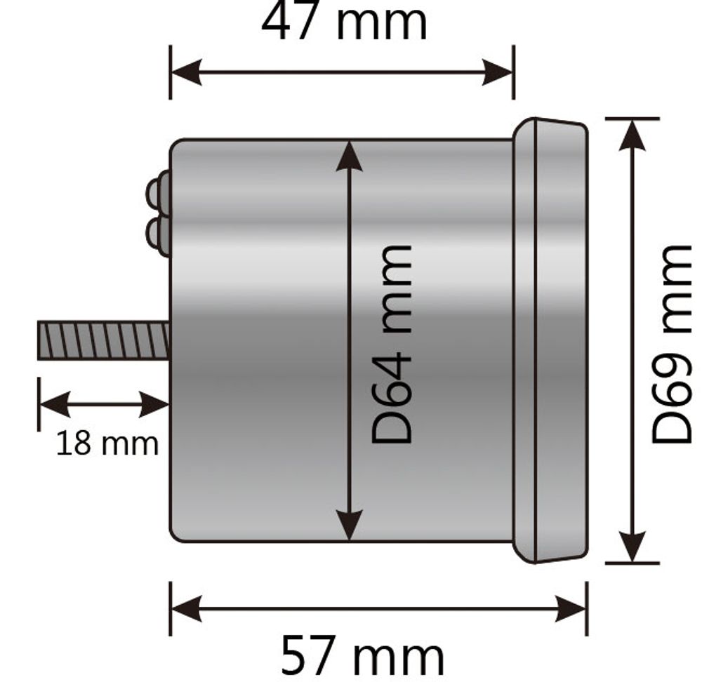Chrome-Style Tachometer, Display chrom, blau beleuchtet, 0 - 260 km/h