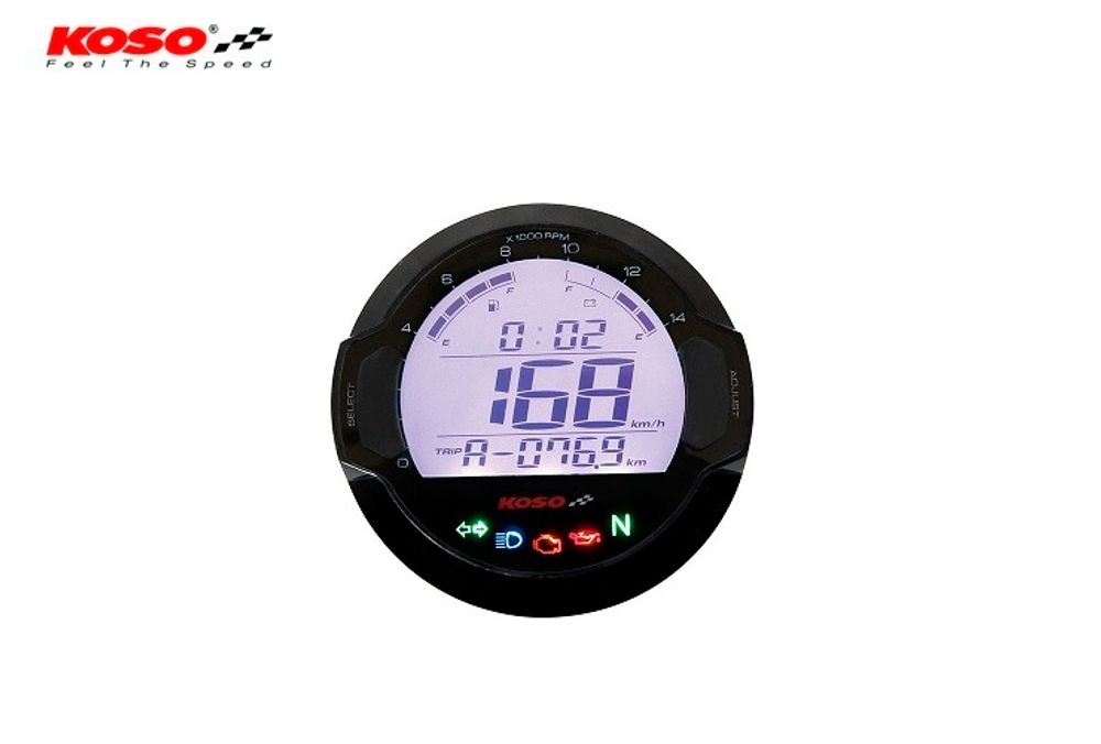 D64 DL-03SR speedometer &amp; tachometer + signal lights (LCD display) with ABE/KBA
