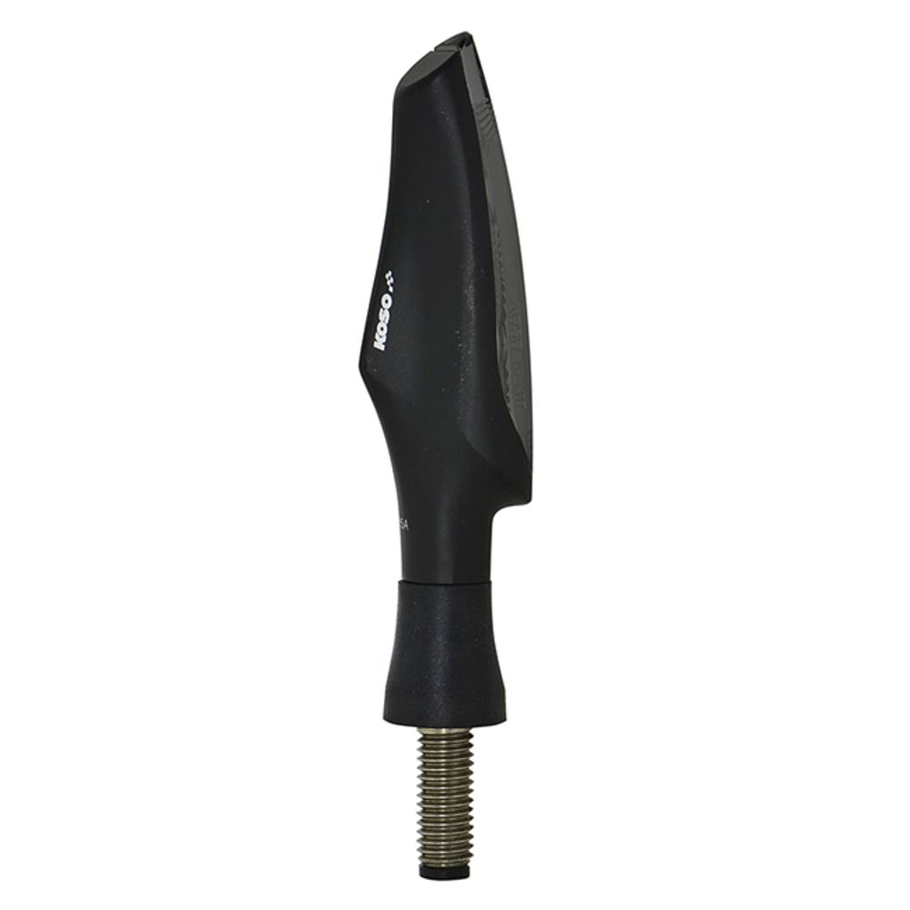 LED indicator Infinity-F, black, smoked glass, front position light E-tested