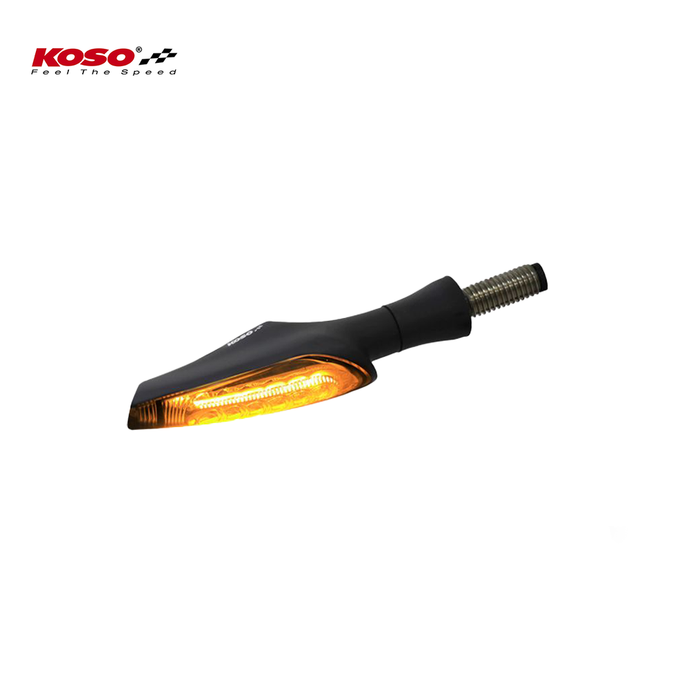 Koso Infinity-D LED Blinker E-geprüft mit Lauflichtfunktion
