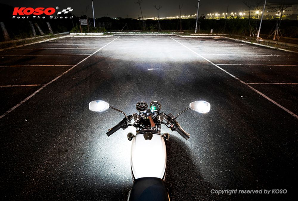 KOSO Aurora LED Nebelscheinwerfer schwarz E-geprüft
