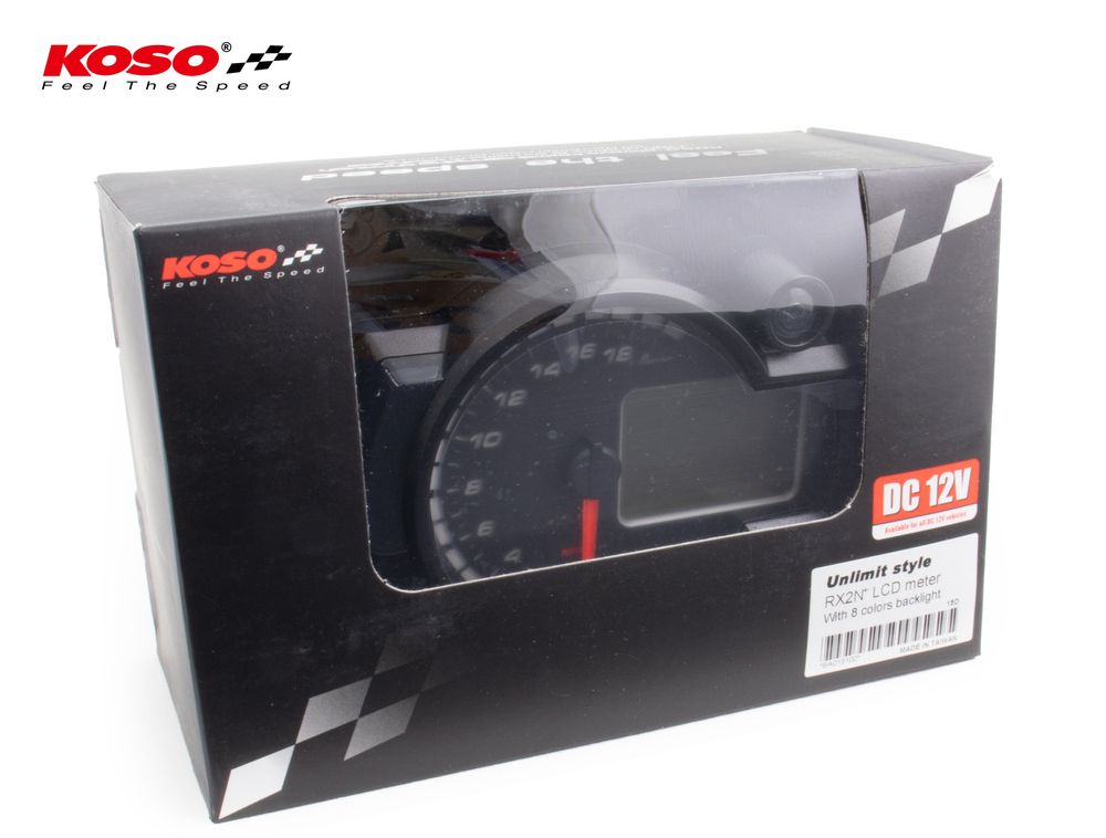RX2N+ GP Style Speedometer RX2N ~20,000 RPM - neue Software mit ABE/KBA