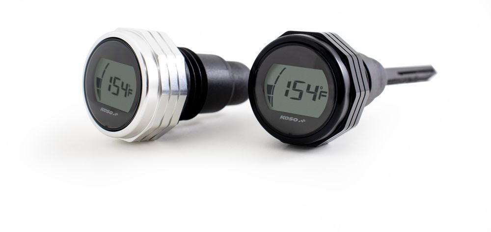 Koso Harley Davidson oil dipstick black housing / positive LCD for touring models from 2017+ 