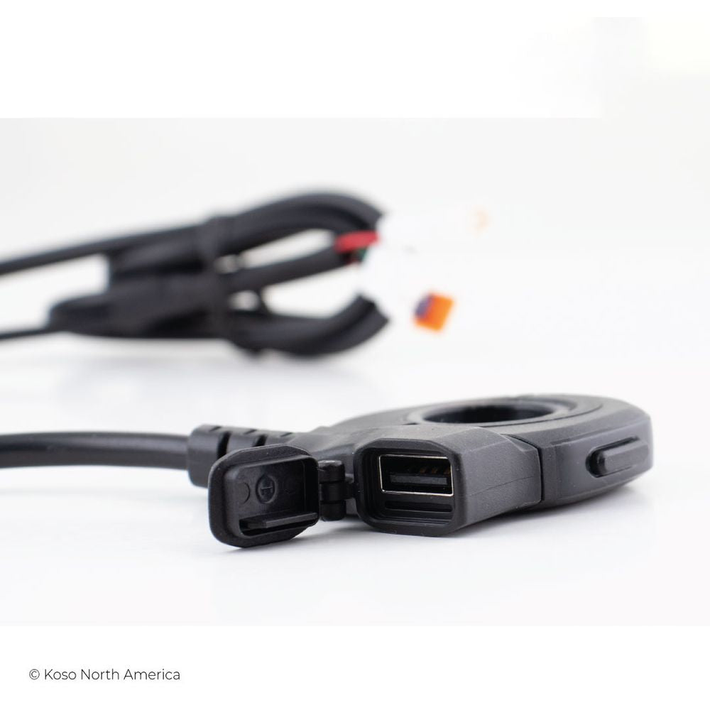 KOSO Daumenschalter mit USB-QC 3.0 Ladegerät Anschluss