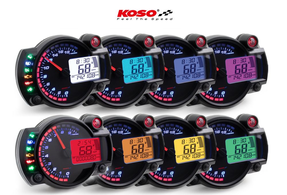 RX2N+ GP Style Speedometer RX2N ~20,000 RPM - neue Software mit ABE/KBA
