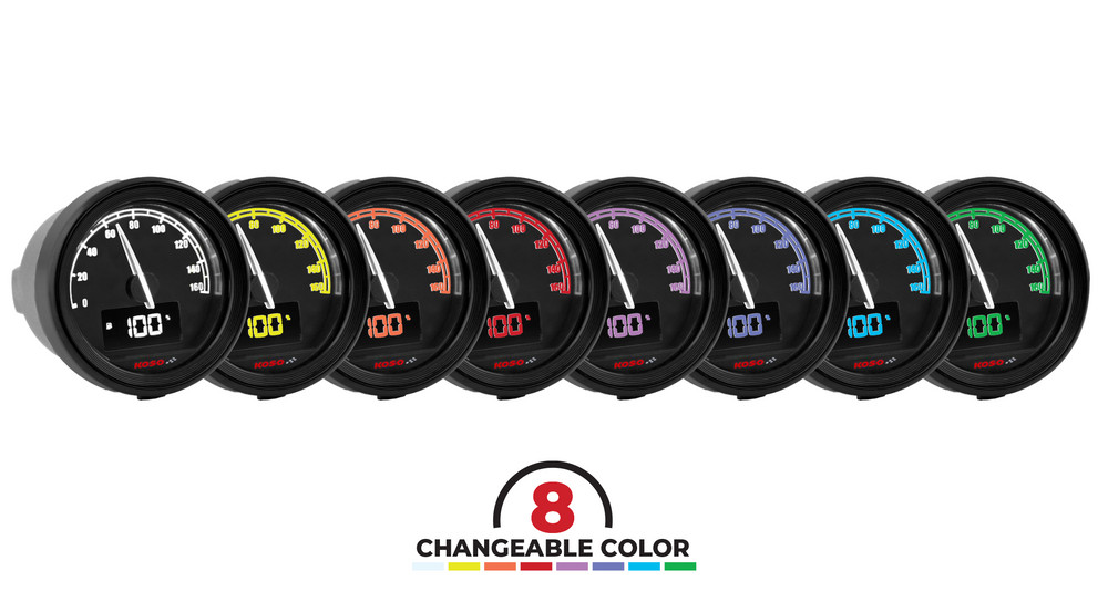 KOSO D48 suitable for Harley Davidson® TNT-05 speedometer 160 km/H mph ABE17