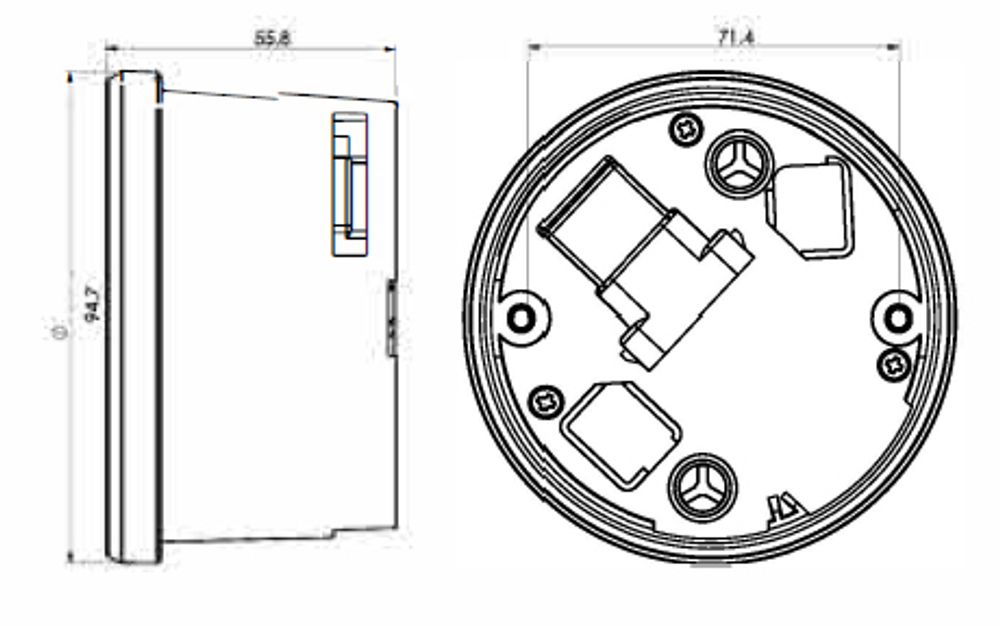 KOSO HD-01-04 für XL-883 & XL-1200 2004 - 2013 // Dyna 2004-2011 silberner Rand