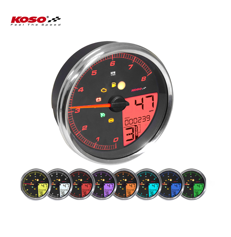 HD-05 Meter für Harley Davidson silberner Rand