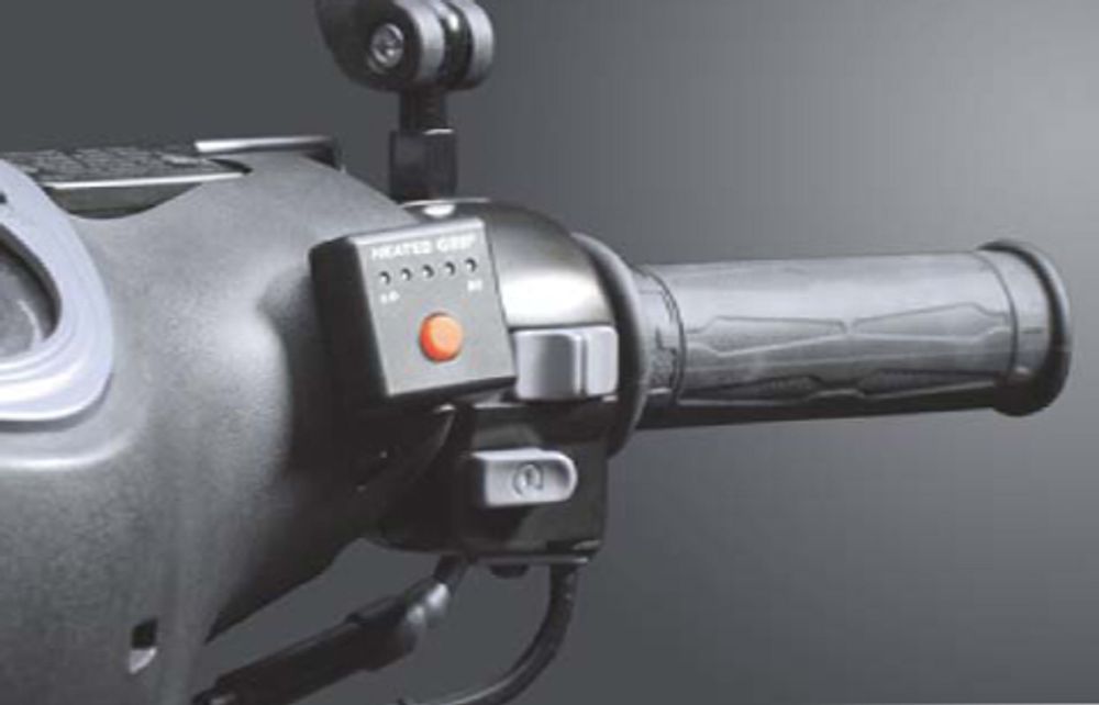 Heizgriffe 7/8 Zoll + 7/8 Zoll L=130mm mit externem Switch - schwarz