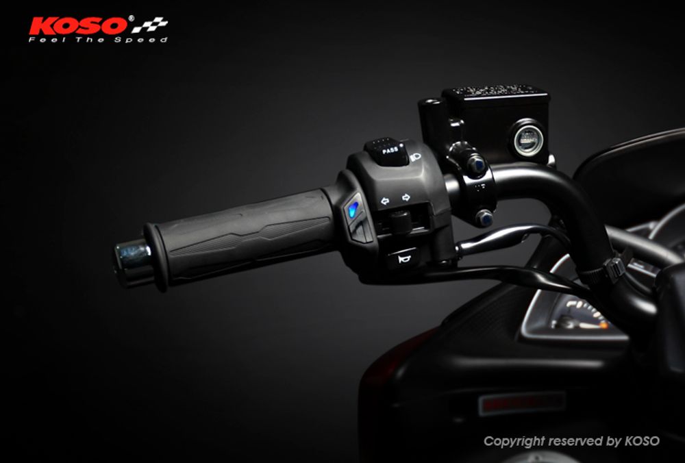 Apollo Heizgriff für ATV/Snowmobile für 7/8 + 7/8 Lenkerlänge 130mm