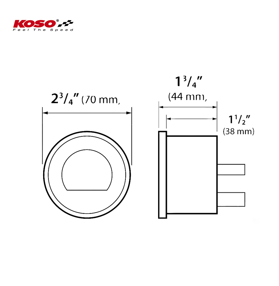 KOSO D2 Multifunction HD Instrument Cluster for Excavators (2014–2023)