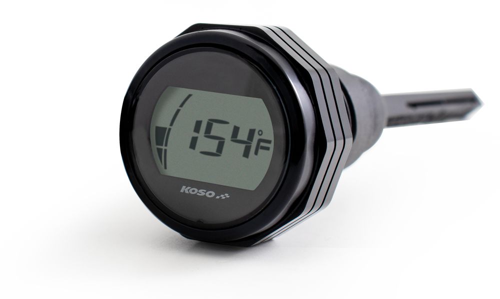 Koso Harley Davidson oil dipstick black housing / positive LCD for touring models from 2017+ 