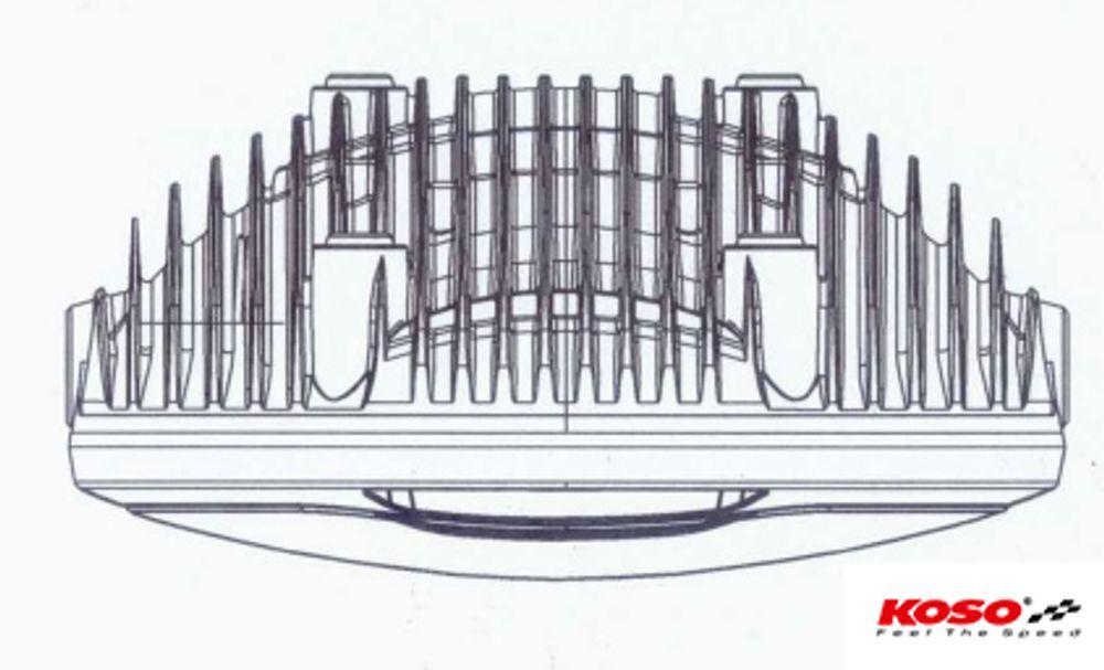 RF Thunderbolt LED front light E-approved