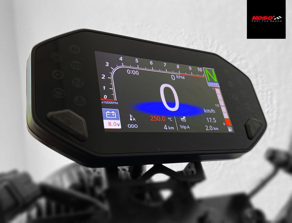 Koso RX4 passend für Yamaha MT-07 (2014-2020), MT-09 (2014-2016) , XSR 700 (2015-2021), XSR900 (2016-2021) ®