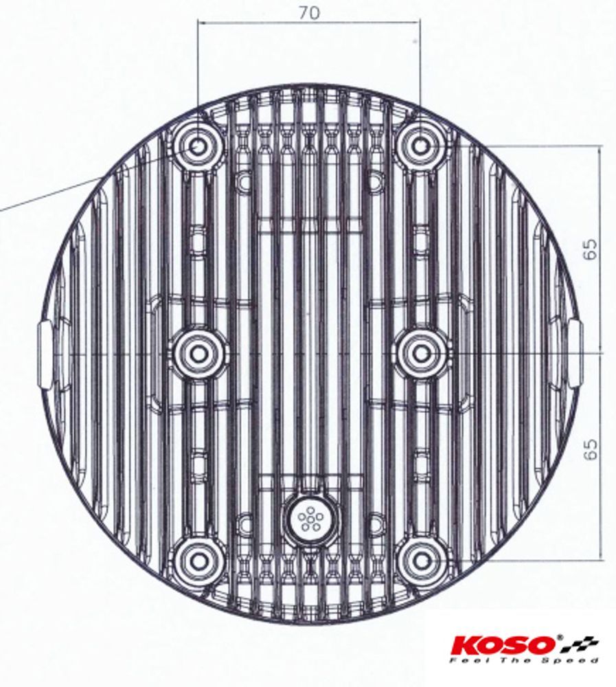 RF Thunderbolt  LED Frontlicht E-geprüft