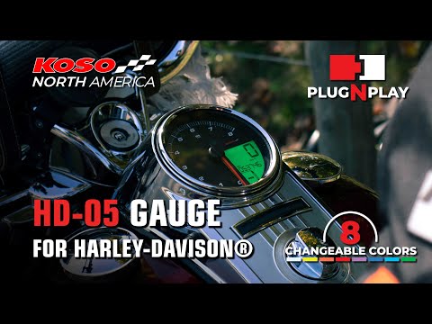 HD-05 Meter for Harley Davidson (2004 - 2013 models) black rim