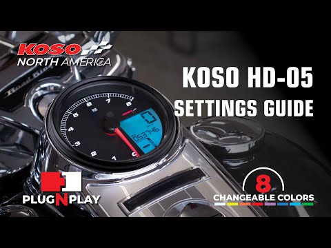 HD-05 Meter for Harley Davidson (2004 - 2013 models) black rim