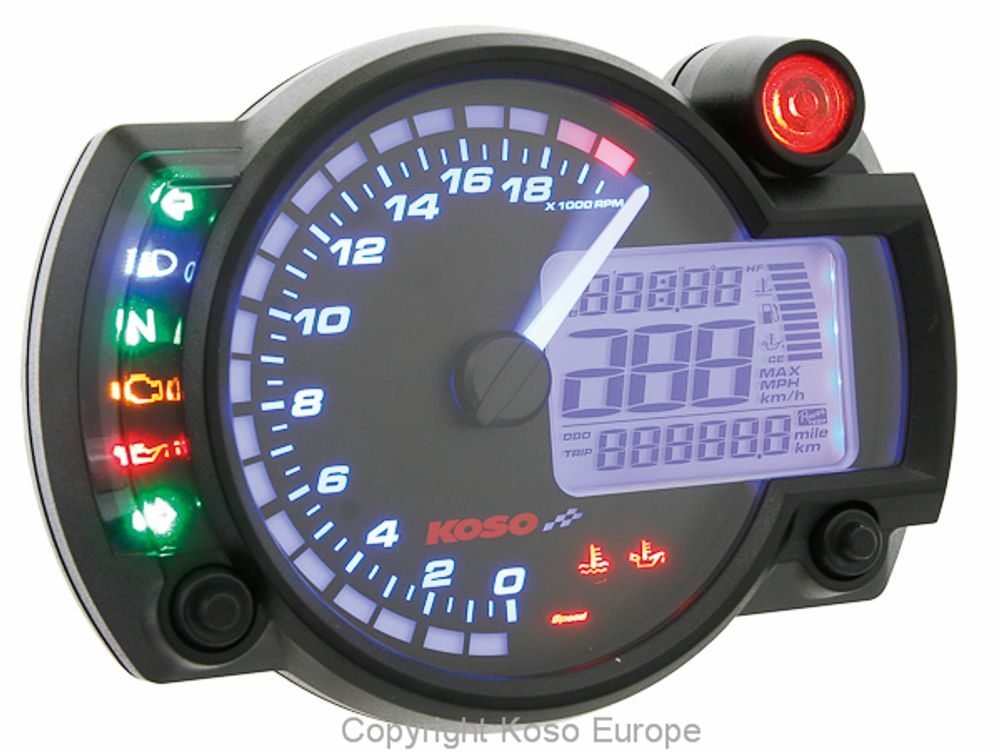 RX2N+ GP Style Speedometer RX2N ~20,000 RPM - neue Software mit ABE/KBA