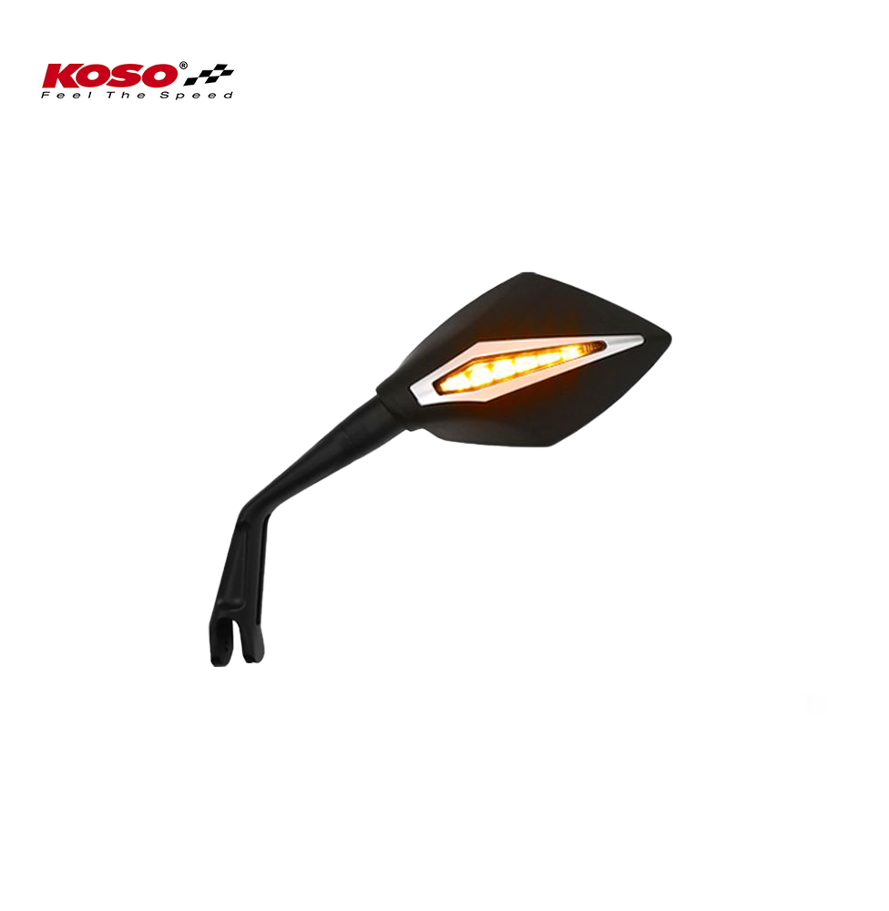BLADE style mirror (left side) with integrated running light indicator 