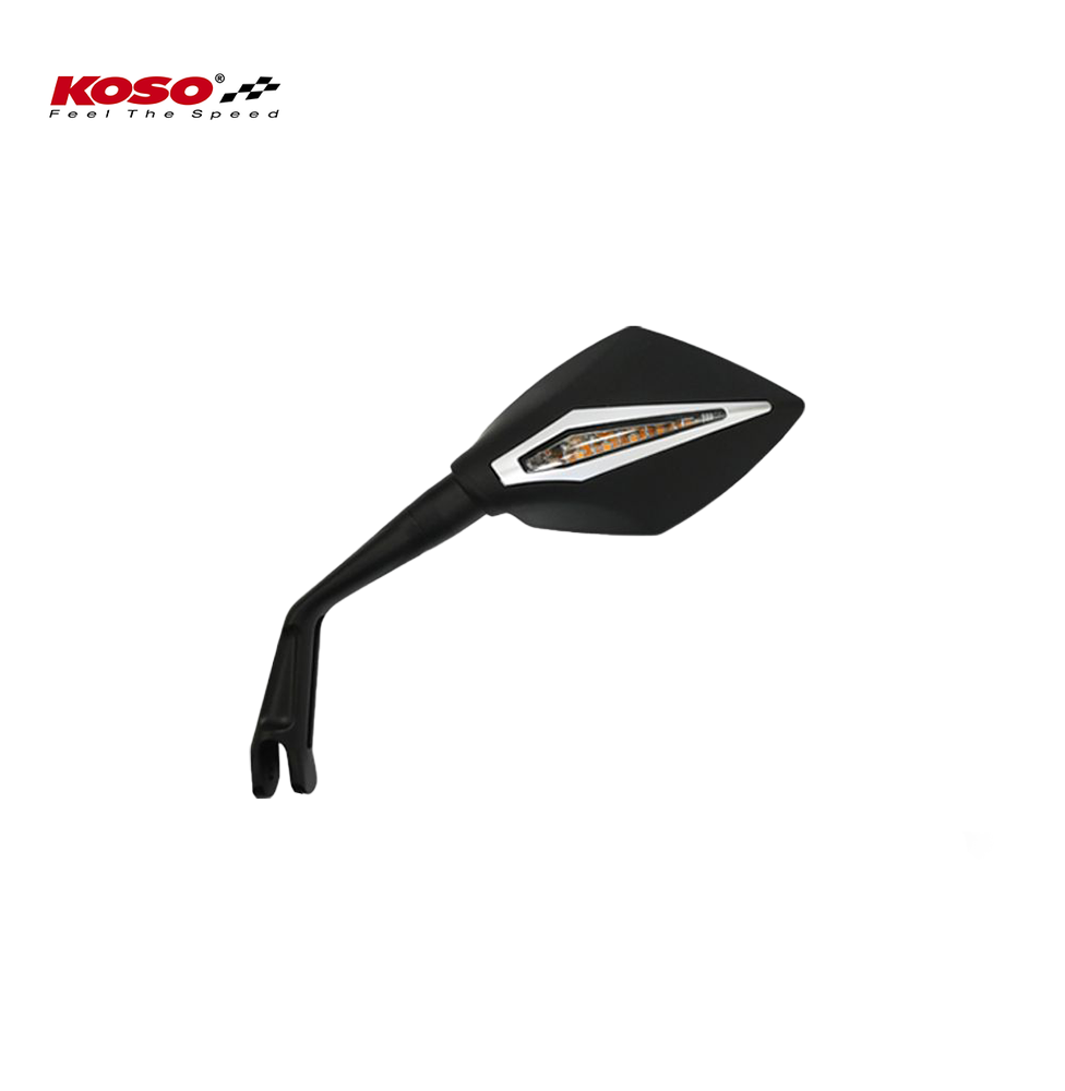 BLADE style mirror (right side) with integrated running light indicator 