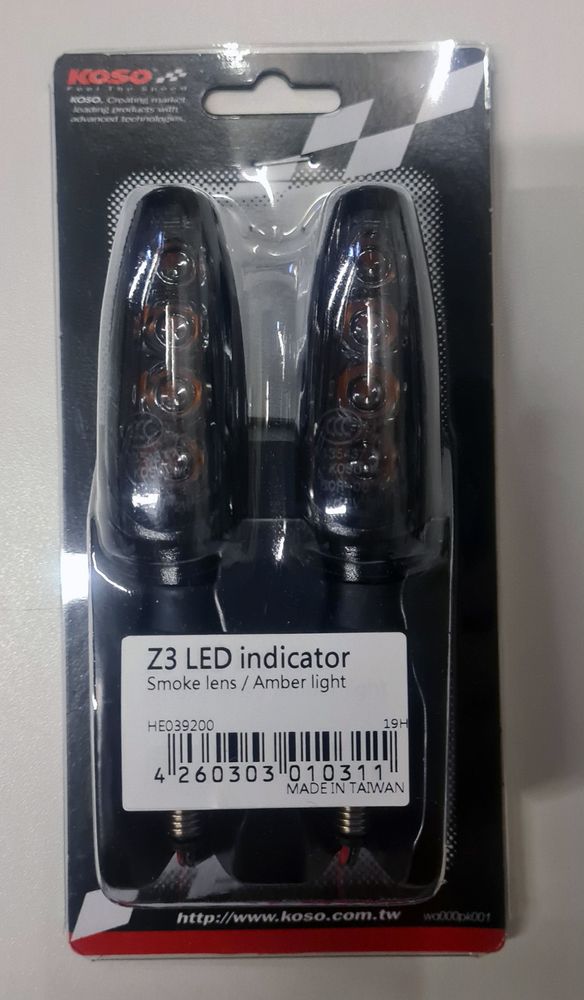 Z 3 LED indicators, E-approved (pair of 2 pieces) 